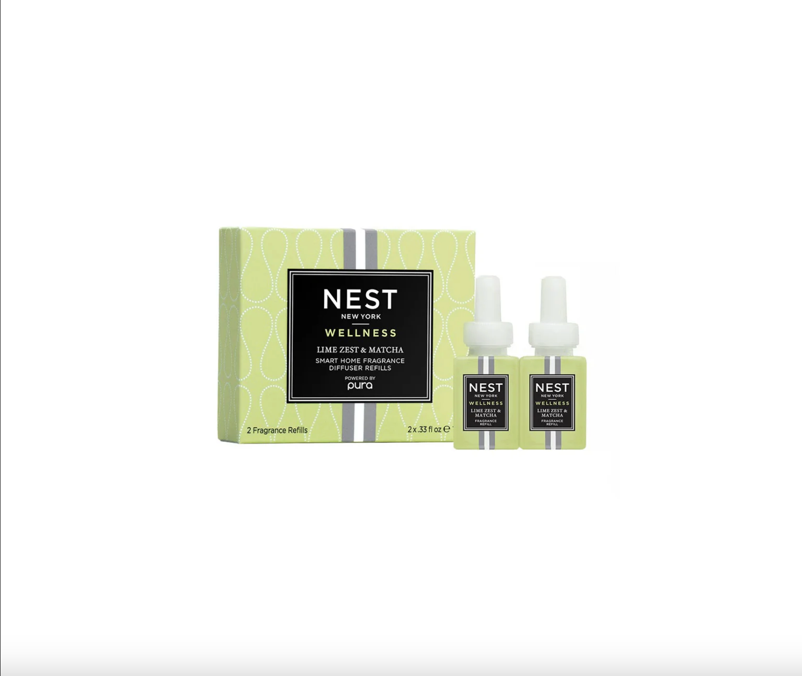 Nest Wall Diffuser Refill - Lime Zest & Matcha - Thumbnail 4