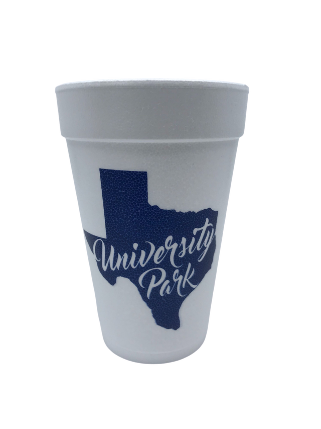 Personalized Campus Landmark Skyline Foam Cups