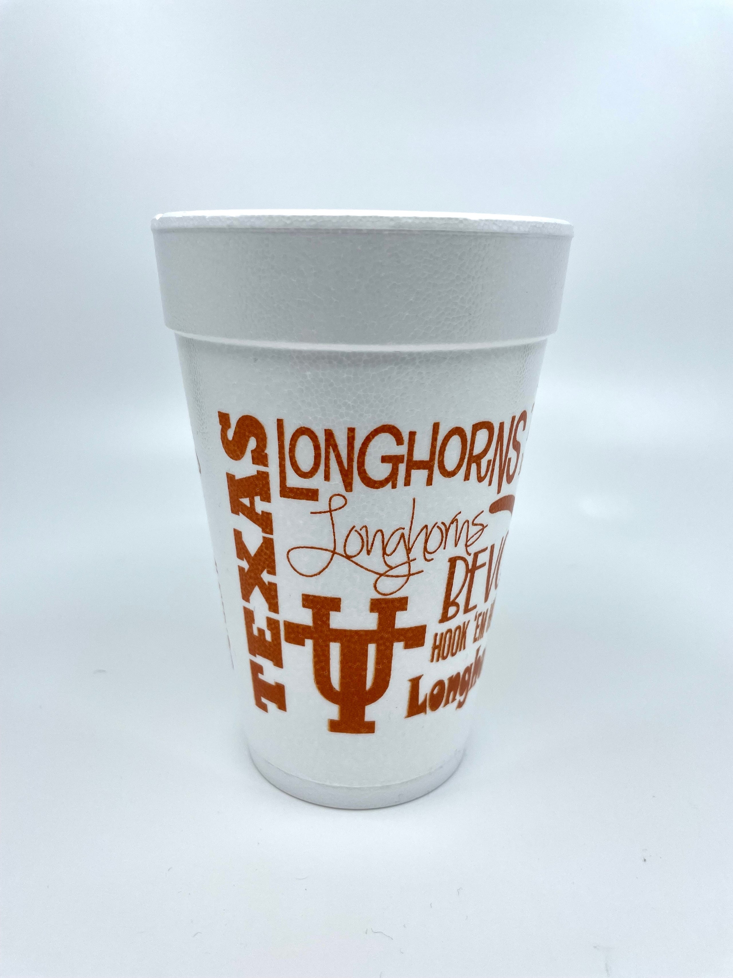 Gold Texas Wrap Styrofoam Cups 16 oz – The Fort - TX