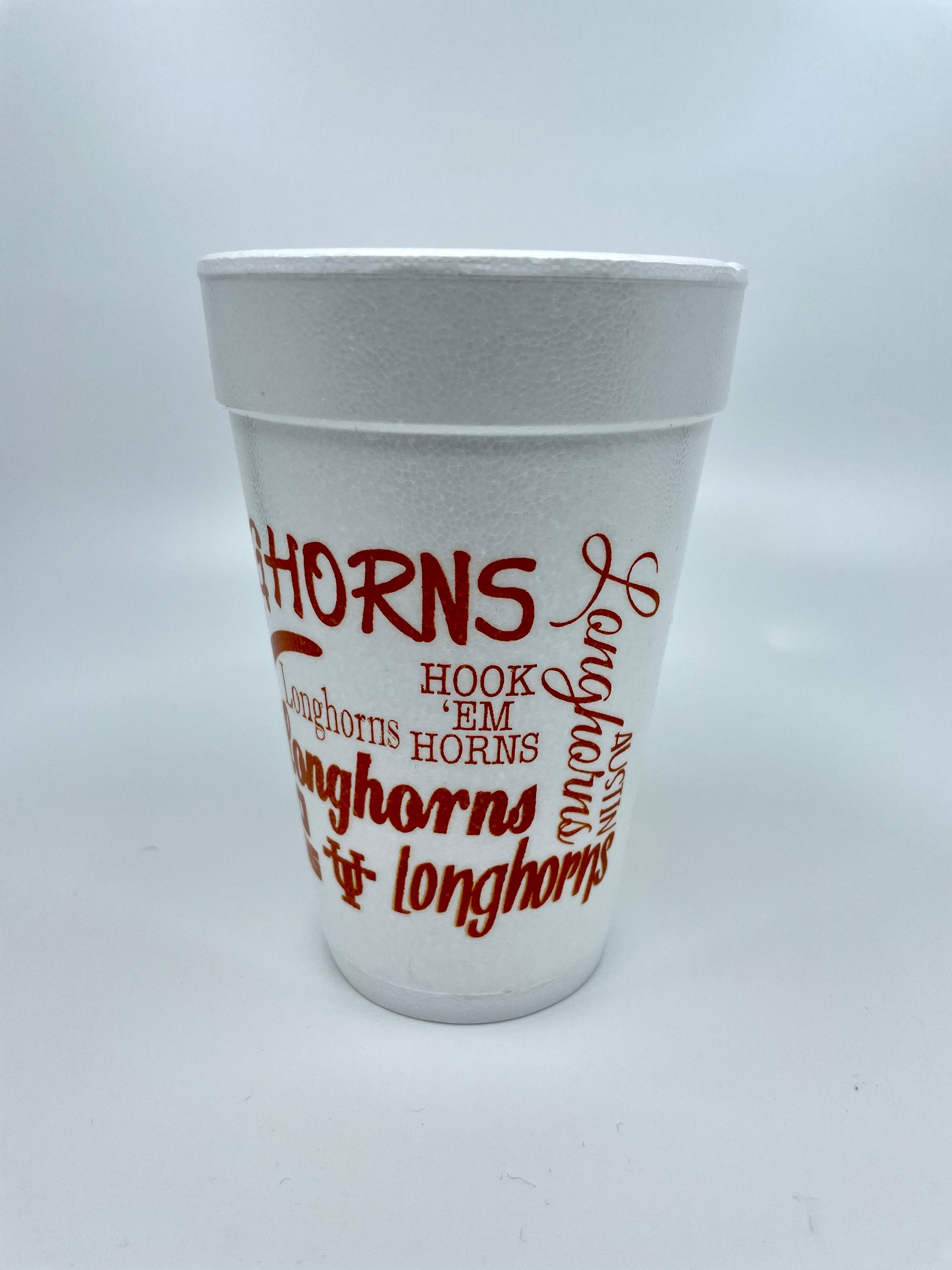 Gold Texas Wrap Styrofoam Cups 16 oz – The Fort - TX