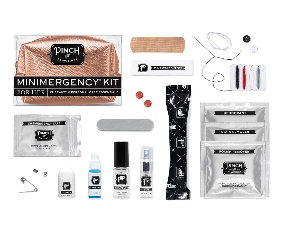 Pinch Provisions - Minimergency Kit for Her - Metallic Rose Gold