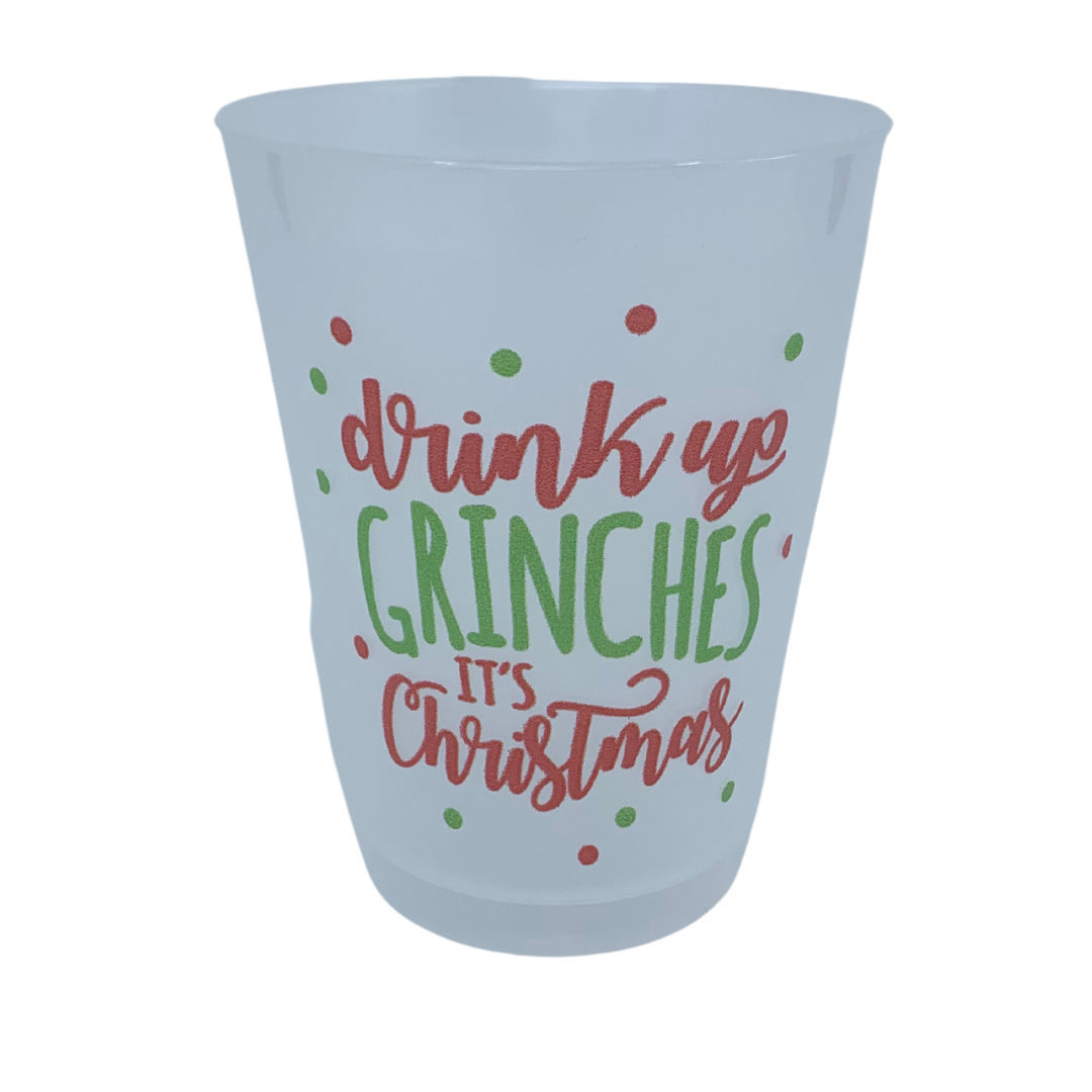 Drink Up Grinches Holiday Disposable Cups *Final Sale*